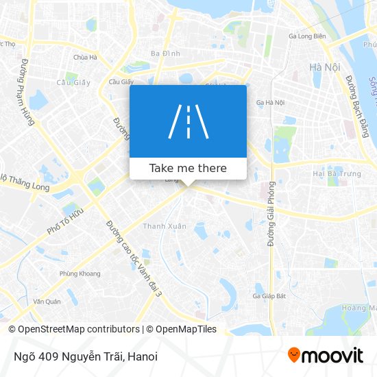 Ngõ 409 Nguyễn Trãi map