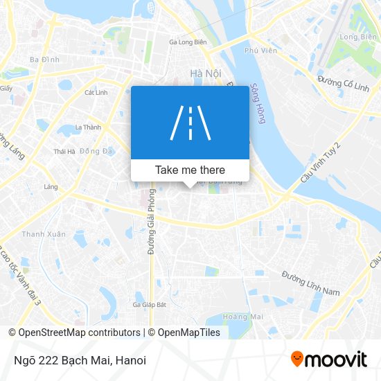 Ngõ 222 Bạch Mai map