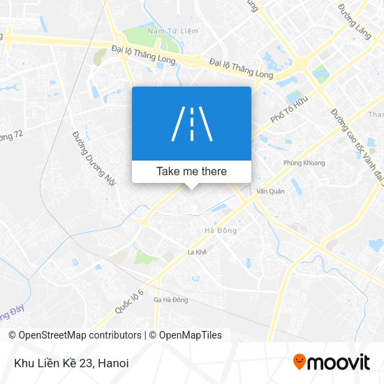 Khu Liền Kề 23 map
