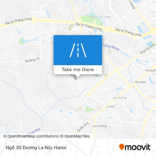 Ngõ 30 Dương La Nội map