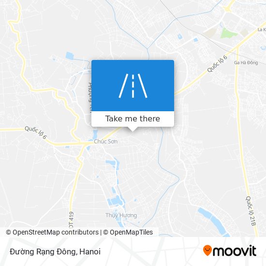 Đường Rạng Đông map