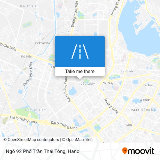 Ngõ 92 Phố Trần Thái Tông map