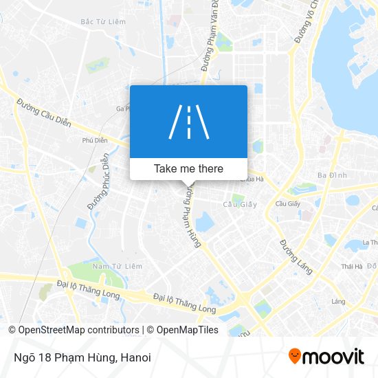 Ngõ 18 Phạm Hùng map