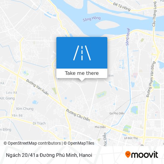 Ngách 20/41a Đường Phú Minh map