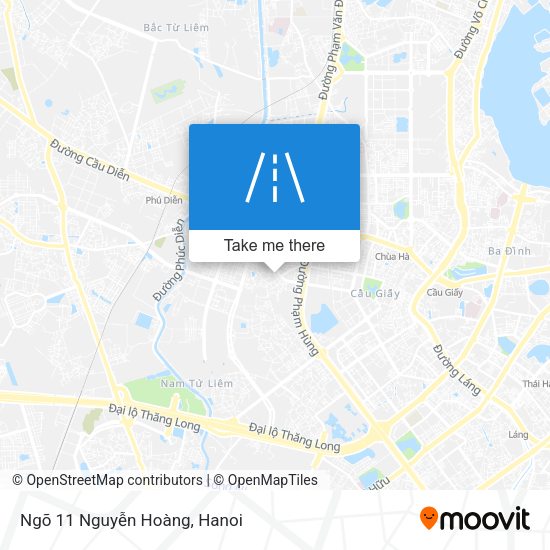 Ngõ 11 Nguyễn Hoàng map