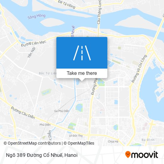 Ngõ 389 Đường Cổ Nhuế map