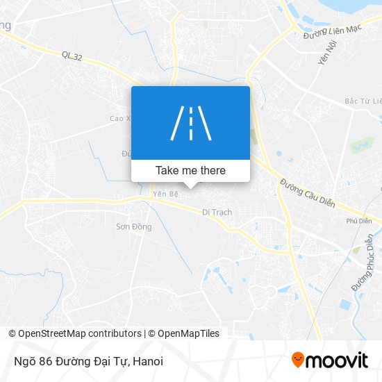 Ngõ 86 Đường Đại Tự map