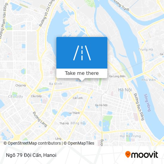 Ngõ 79 Đội Cấn map