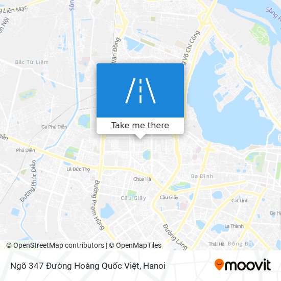 Ngõ 347 Đường Hoàng Quốc Việt map