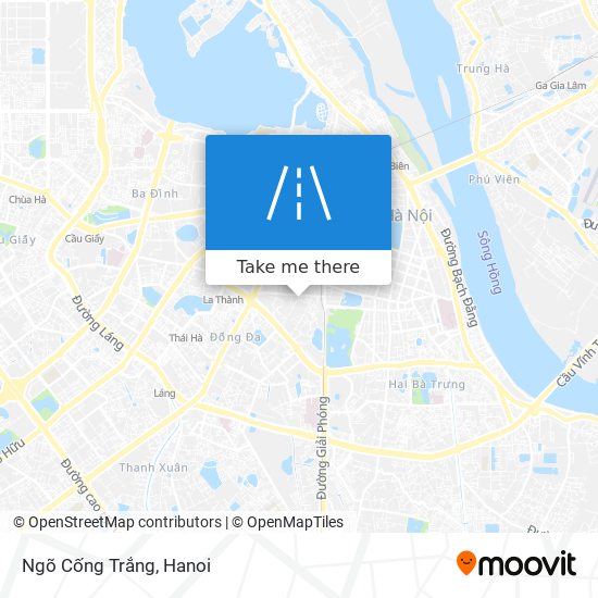 Ngõ Cống Trắng map