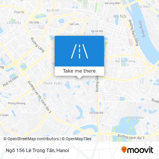 Ngõ 156 Lê Trọng Tấn map