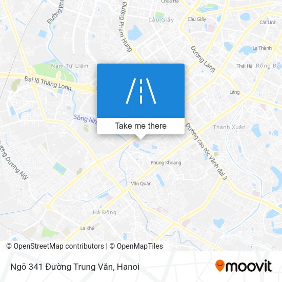 Ngõ 341 Đường Trung Văn map