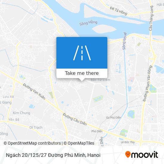 Ngách 20/125/27 Đường Phú Minh map