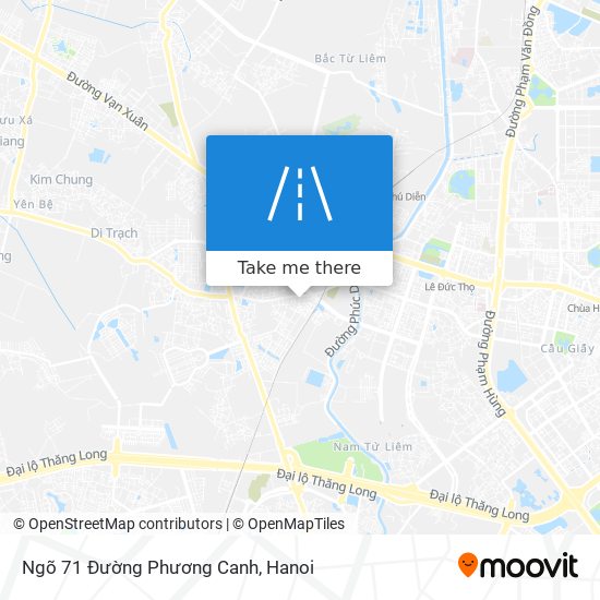 Ngõ 71 Đường Phương Canh map