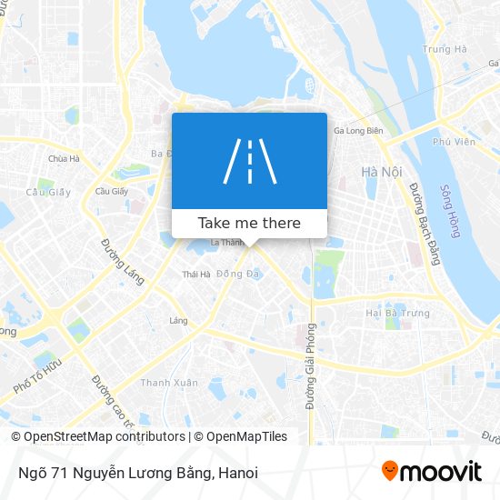 Ngõ 71 Nguyễn Lương Bằng map