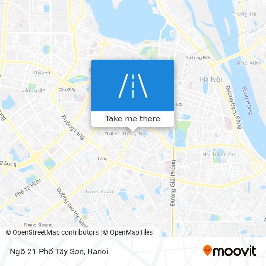 Ngõ 21 Phố Tây Sơn map