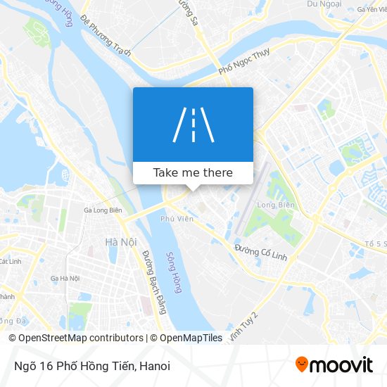 Ngõ 16 Phố Hồng Tiến map