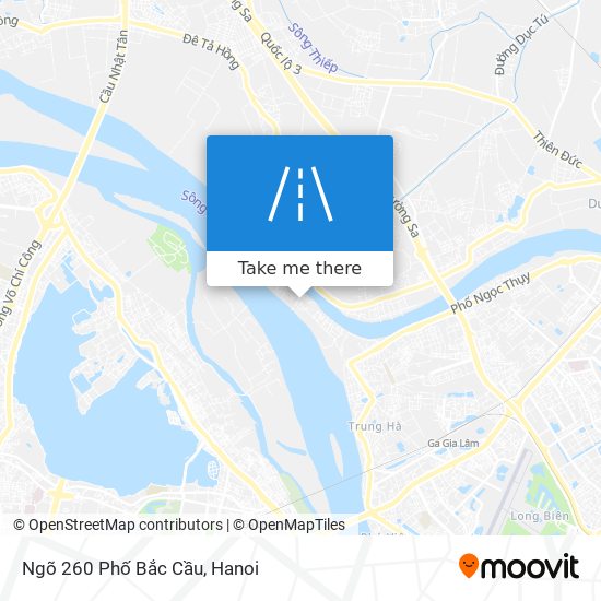 Ngõ 260 Phố Bắc Cầu map