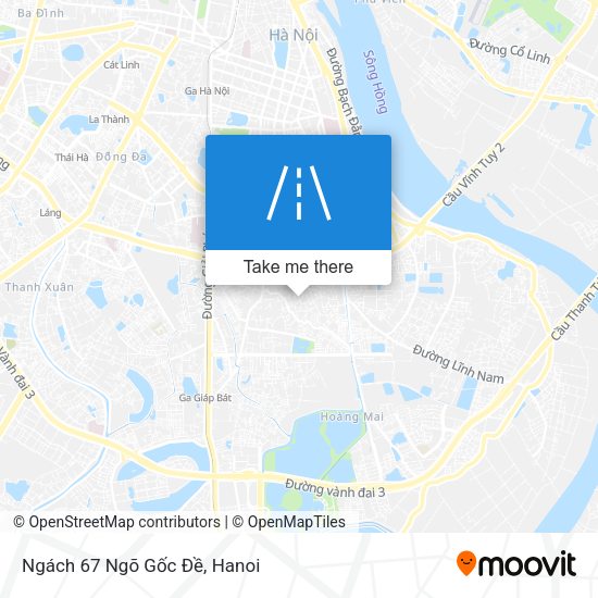 Ngách 67 Ngõ Gốc Đề map