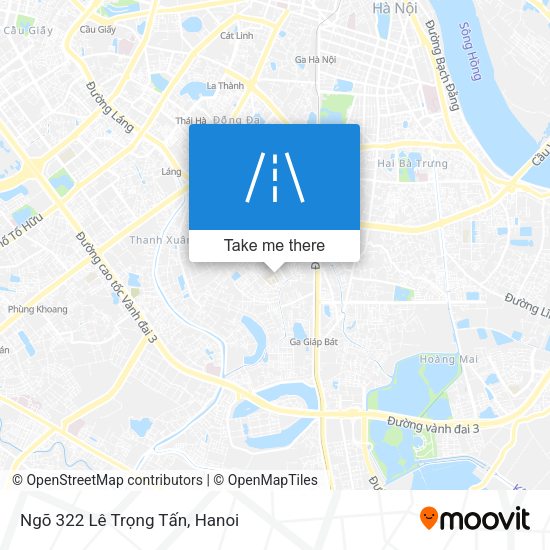 Ngõ 322 Lê Trọng Tấn map
