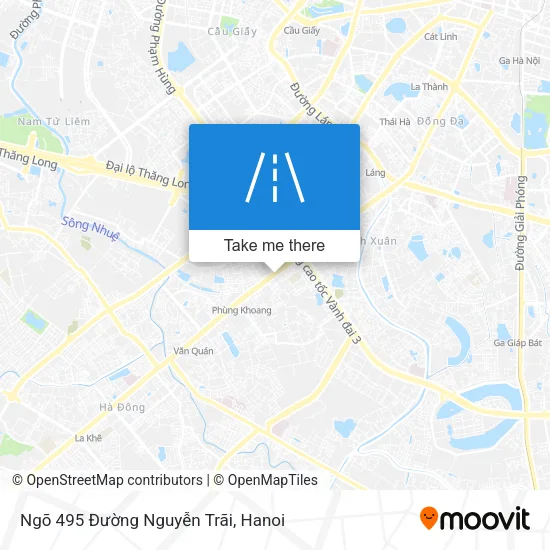 Ngõ 495 Đường Nguyễn Trãi map