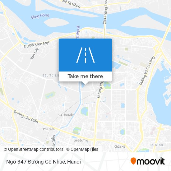 Ngõ 347 Đường Cổ Nhuế map