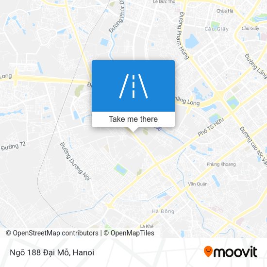 Ngõ 188 Đại Mỗ map