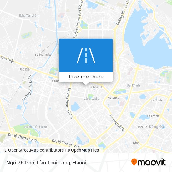 Ngõ 76 Phố Trần Thái Tông map