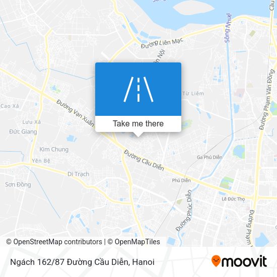 Ngách 162/87 Đường Cầu Diễn map