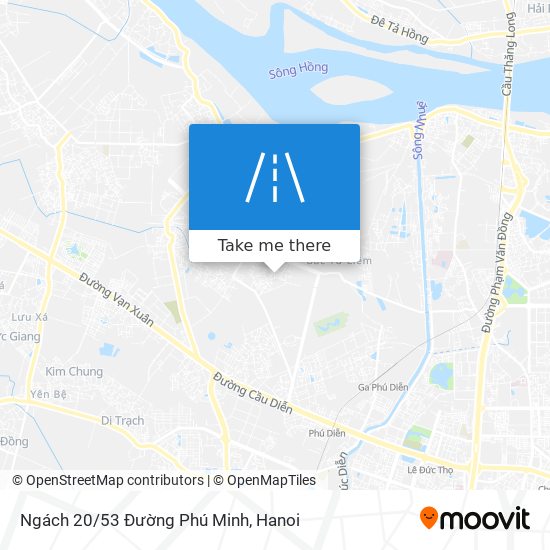 Ngách 20/53 Đường Phú Minh map