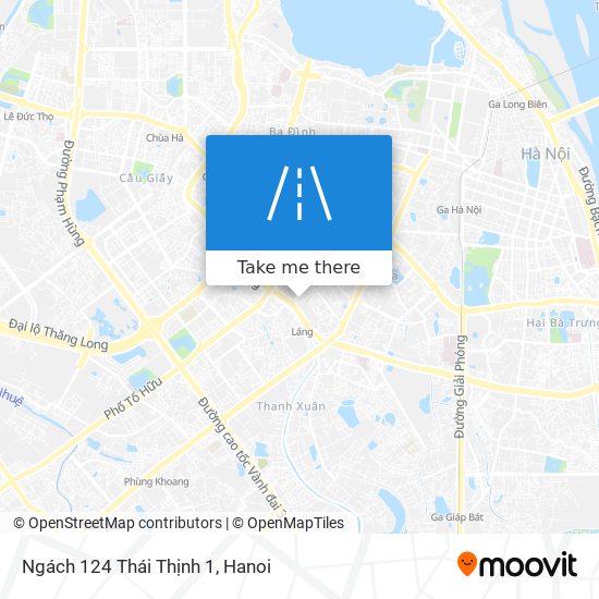 Ngách 124 Thái Thịnh 1 map