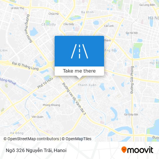 Ngõ 326 Nguyễn Trãi map