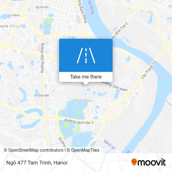 Ngõ 477 Tam Trinh map