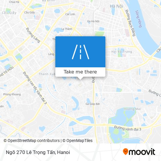 Ngõ 270 Lê Trọng Tấn map