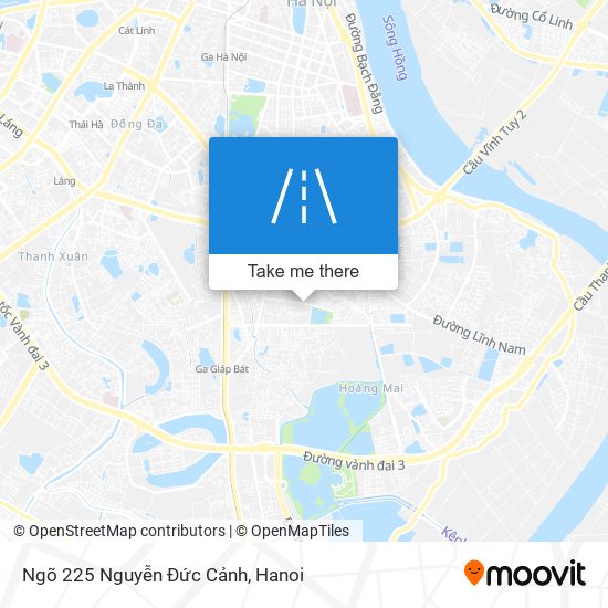 Ngõ 225 Nguyễn Đức Cảnh map