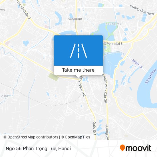 Ngõ 56 Phan Trọng Tuệ map