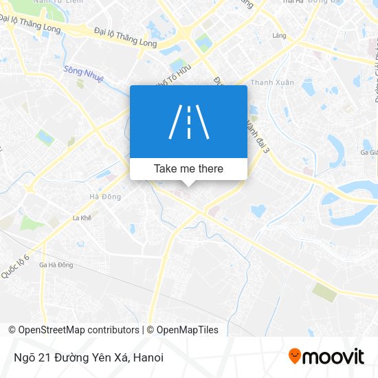 Ngõ 21 Đường Yên Xá map