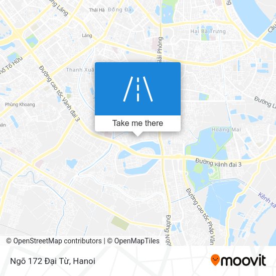 Ngõ 172 Đại Từ map
