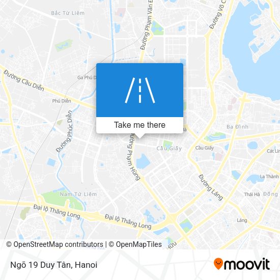 Ngõ 19 Duy Tân map