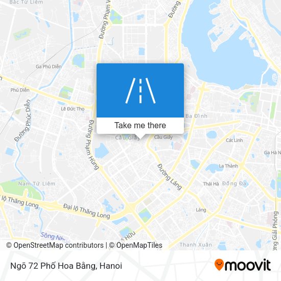 Ngõ 72 Phố Hoa Bằng map