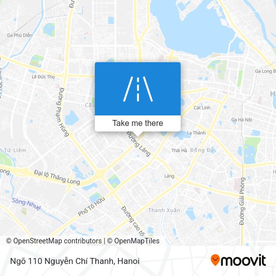 Ngõ 110 Nguyễn Chí Thanh map