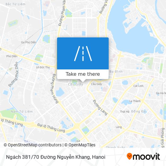 Ngách 381 / 70 Đường Nguyễn Khang map