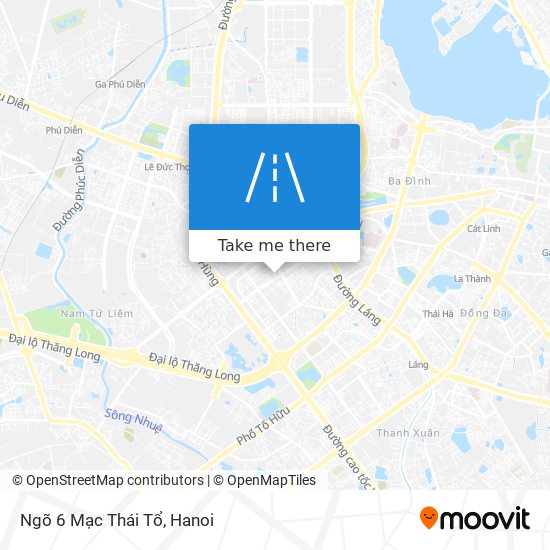 Ngõ 6 Mạc Thái Tổ map