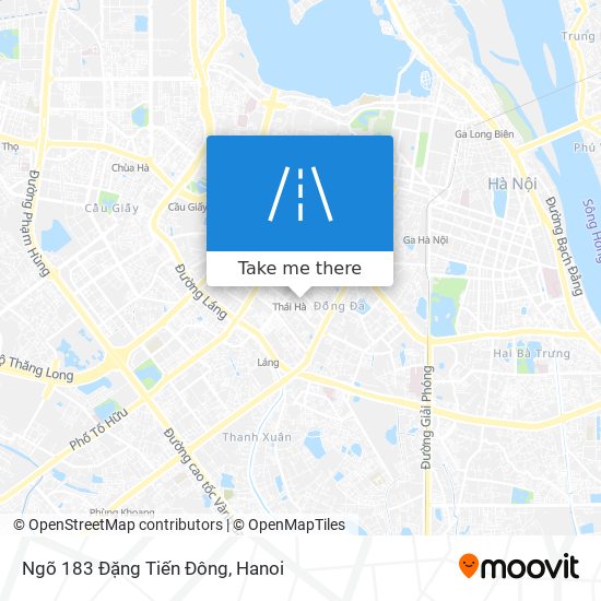 Ngõ 183 Đặng Tiến Đông map