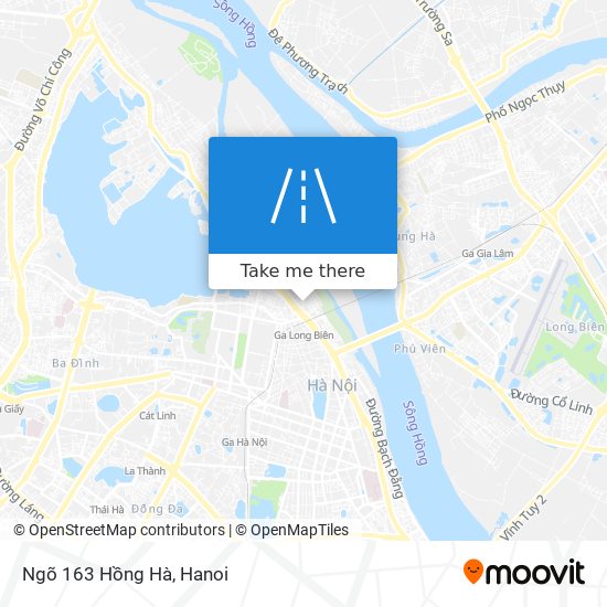 Ngõ 163 Hồng Hà map