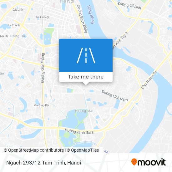 Ngách 293/12 Tam Trinh map