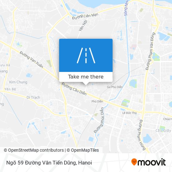 Ngõ 59 Đường Văn Tiến Dũng map