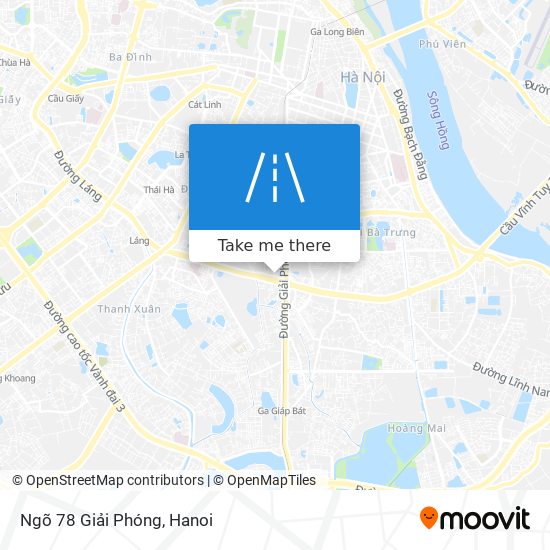 Ngõ 78 Giải Phóng map