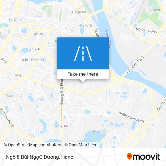 Ngõ 8 BùI NgọC Dương map