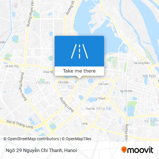 Ngõ 29 Nguyễn Chí Thanh map